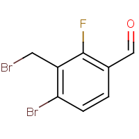 CAS: 1936146-00-7 | PC501208 | 4-Bromo-3-(bromomethyl)-2-fluorobenzaldehyde