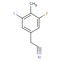 CAS: 1935531-38-6 | PC501211 | 3-Fluoro-5-iodo-4-methylphenylacetonitrile
