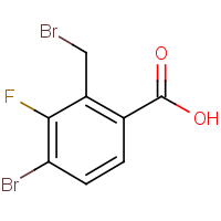 CAS: 1935261-75-8 | PC501213 | 4-Bromo-2-(bromomethyl)-3-fluorobenzoic acid