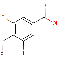 CAS: 1934740-04-1 | PC501215 | 4-(Bromomethyl)-3-fluoro-5-iodobenzoic acid