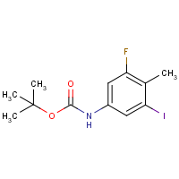 CAS:1266114-24-2 | PC501216 | 3-Fluoro-5-iodo-4-methylaniline, N-BOC protected
