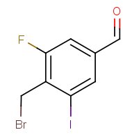 CAS: 1936315-08-0 | PC501217 | 4-(Bromomethyl)-3-fluoro-5-iodobenzaldehyde