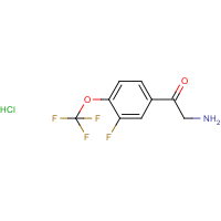 CAS: 1980053-81-3 | PC501228 | 3-Fluoro-4-(trifluoromethoxy)phenacylamine hydrochloride