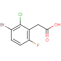 CAS: 1003608-92-1 | PC501252 | 3-Bromo-2-chloro-6-fluorophenylacetic acid