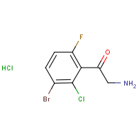 CAS: 1980076-25-2 | PC501265 | 3-Bromo-2-chloro-6-fluorophenacylamine hydrochloride