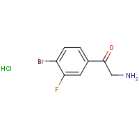 CAS: 1260679-52-4 | PC501322 | 4-Bromo-3-fluorophenacylamine hydrochloride