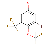 CAS:1980065-20-0 | PC501342 | 3-Bromo-4-(trifluoromethoxy)-5-(trifluoromethyl)phenol