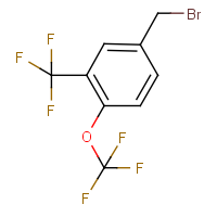 CAS:1980044-90-3 | PC501354 | 4-(Trifluoromethoxy)-3-(trifluoromethyl)benzyl bromide