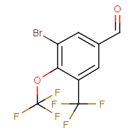 CAS: 1980063-84-0 | PC501357 | 3-Bromo-4-(trifluoromethoxy)-5-(trifluoromethyl)benzaldehyde