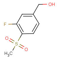 CAS:1564471-90-4 | PC501364 | 3-Fluoro-4-(methylsulphonyl)benzyl alcohol