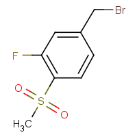 CAS:942199-49-7 | PC501365 | 3-Fluoro-4-(methylsulphonyl)benzyl bromide