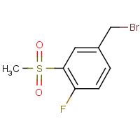 CAS: 1192347-88-8 | PC501367 | 4-Fluoro-3-(methylsulphonyl)benzyl bromide