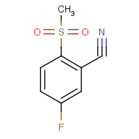 CAS: 1379097-18-3 | PC501368 | 5-Fluoro-2-(methylsulphonyl)benzonitrile