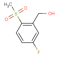 CAS: 304649-77-2 | PC501369 | 5-Fluoro-2-(methylsulphonyl)benzyl alcohol