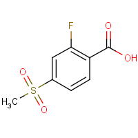 CAS: 142994-04-5 | PC501372 | 2-Fluoro-4-(methylsulphonyl)benzoic acid