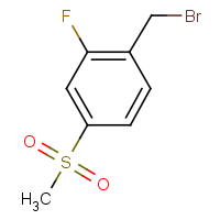 CAS:1401796-84-6 | PC501375 | 2-Fluoro-4-(methylsulfonyl)benzyl bromide