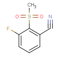 CAS: 1519307-21-1 | PC501376 | 3-Fluoro-2-(methylsulphonyl)benzonitrile