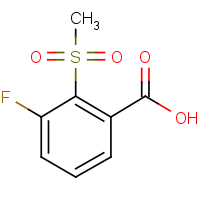 CAS: 1891239-62-5 | PC501377 | 3-Fluoro-2-(methylsulphonyl)benzoic acid