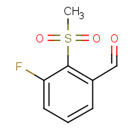 CAS: 1895585-90-6 | PC501378 | 3-Fluoro-2-(methylsulphonyl)benzaldehyde