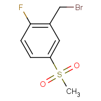 CAS: 1450609-74-1 | PC501385 | 2-Fluoro-5-(methylsulphonyl)benzyl bromide