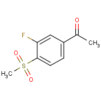 CAS:13372-52-6 | PC501386 | 3'-Fluoro-4'-(methylsulphonyl)acetophenone