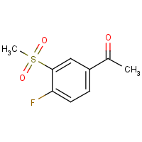 CAS:1894896-62-8 | PC501387 | 4'-Fluoro-3'-(methylsulphonyl)acetophenone