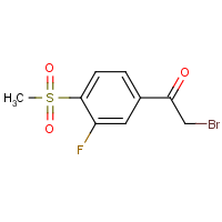 CAS:14528-20-2 | PC501392 | 3-Fluoro-4-(methylsulphonyl)phenacyl bromide