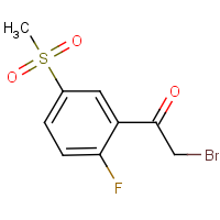 CAS:1980062-70-1 | PC501396 | 2-Fluoro-5-(methylsulphonyl)phenacyl bromide