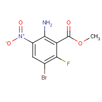 CAS: 636581-66-3 | PC501413 | Methyl 2-amino-5-bromo-6-fluoro-3-nitrobenzoate