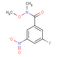 CAS:1487282-77-8 | PC501422 | 3-Fluoro-N-methyl-N-methoxy-5-nitrobenzamide