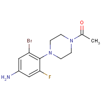 CAS: 1980075-19-1 | PC501558 | 4-(4-Acetylpiperazin-1-yl)-3-bromo-5-fluoroaniline