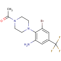 CAS:1980045-44-0 | PC501560 | 2-(4-Acetylpiperazin-1-yl)-3-bromo-5-(trifluoromethyl)aniline
