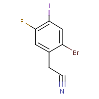 CAS: 1935034-96-0 | PC501565 | 2-Bromo-5-fluoro-4-iodophenylacetonitrile