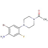 CAS: 1980065-94-8 | PC501566 | 4-(4-Acetylpiperazin-1-yl)-2-bromo-5-fluoroaniline