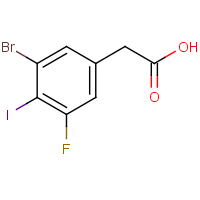 CAS: 1936012-73-5 | PC501580 | 3-Bromo-5-fluoro-4-iodophenylacetic acid