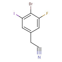 CAS: 1934566-01-4 | PC501583 | 4-Bromo-3-fluoro-5-iodophenylacetonitrile