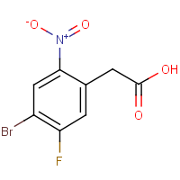 CAS: 1565112-12-0 | PC501589 | 4-Bromo-5-fluoro-2-nitrophenylacetic acid