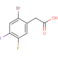 CAS: 1935581-18-2 | PC501610 | 2-Bromo-5-fluoro-4-iodophenylacetic acid