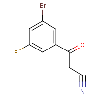 CAS: 1094731-17-5 | PC501623 | 3-Bromo-5-fluorobenzoylacetonitrile