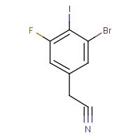 CAS: 1936166-55-0 | PC501635 | 3-Bromo-5-fluoro-4-iodophenylacetonitrile