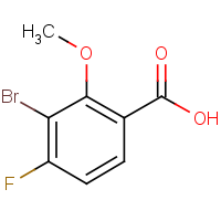 CAS: 1782551-97-6 | PC501717 | 3-Bromo-4-fluoro-2-methoxybenzoic acid