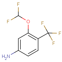 CAS:1806331-29-2 | PC501737 | 3-(Difluoromethoxy)-4-(trifluoromethyl)aniline