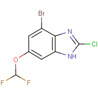CAS:1806489-57-5 | PC501738 | 4-Bromo-2-chloro-6-(difluoromethoxy)-1H-benzimidazole
