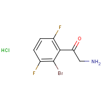 CAS: 1980063-72-6 | PC501776 | 2-Bromo-3,6-difluorophenacylamine hydrochloride