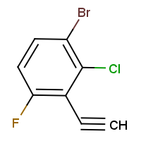 CAS:1934803-03-8 | PC501804 | 3-Bromo-2-chloro-6-fluorophenylacetylene
