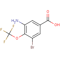 CAS: 1805559-09-4 | PC501828 | 3-Amino-5-bromo-4-(trifluoromethoxy)benzoic acid