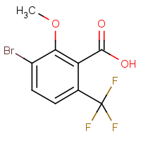 CAS:1980050-02-9 | PC501850 | 3-Bromo-2-methoxy-6-(trifluoromethyl)benzoic acid