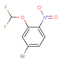 CAS: 1261849-33-5 | PC501912 | 4-Bromo-2-(difluoromethoxy)nitrobenzene