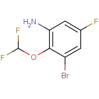 CAS:1096884-90-0 | PC502026 | 3-Bromo-2-(difluoromethoxy)-5-fluoroaniline