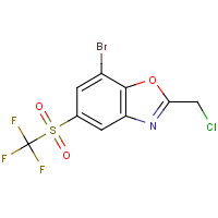 CAS: | PC502044 | 7-Bromo-2-(chloromethyl)-5-((trifluoromethyl)sulfonyl)benzoxazole